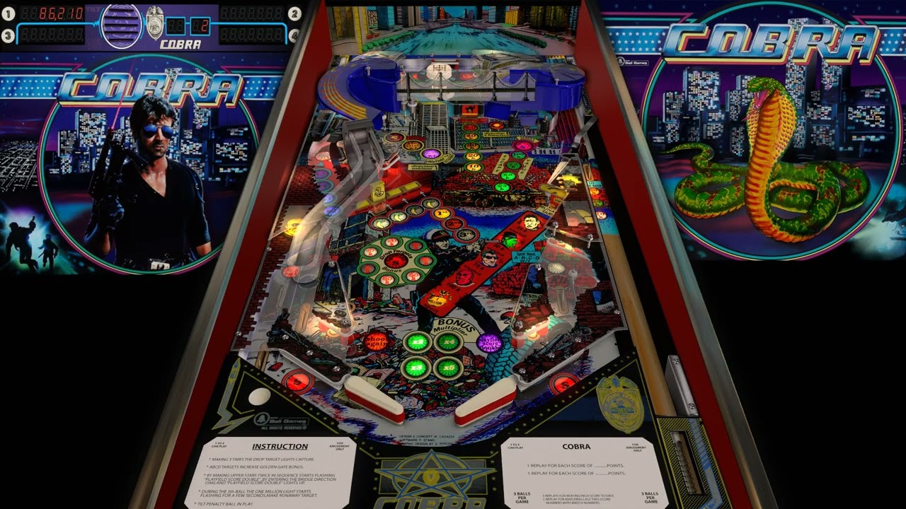 Cobra (Nuova Bell) Pinball VPX