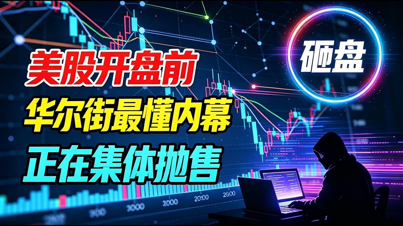 【紧急警告】美股开盘前！华尔街最懂内幕的那群人正在集体砸盘，疯狂抛售！