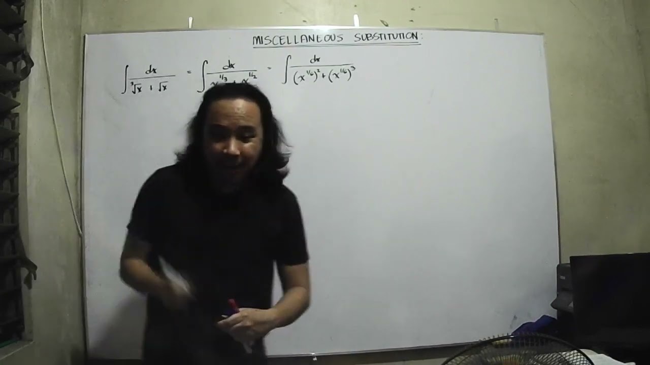 INTEGRAL CALCULUS - MISCELLANEOUS SUBSTITUTION PART 1 (BISAYA VERSION)
