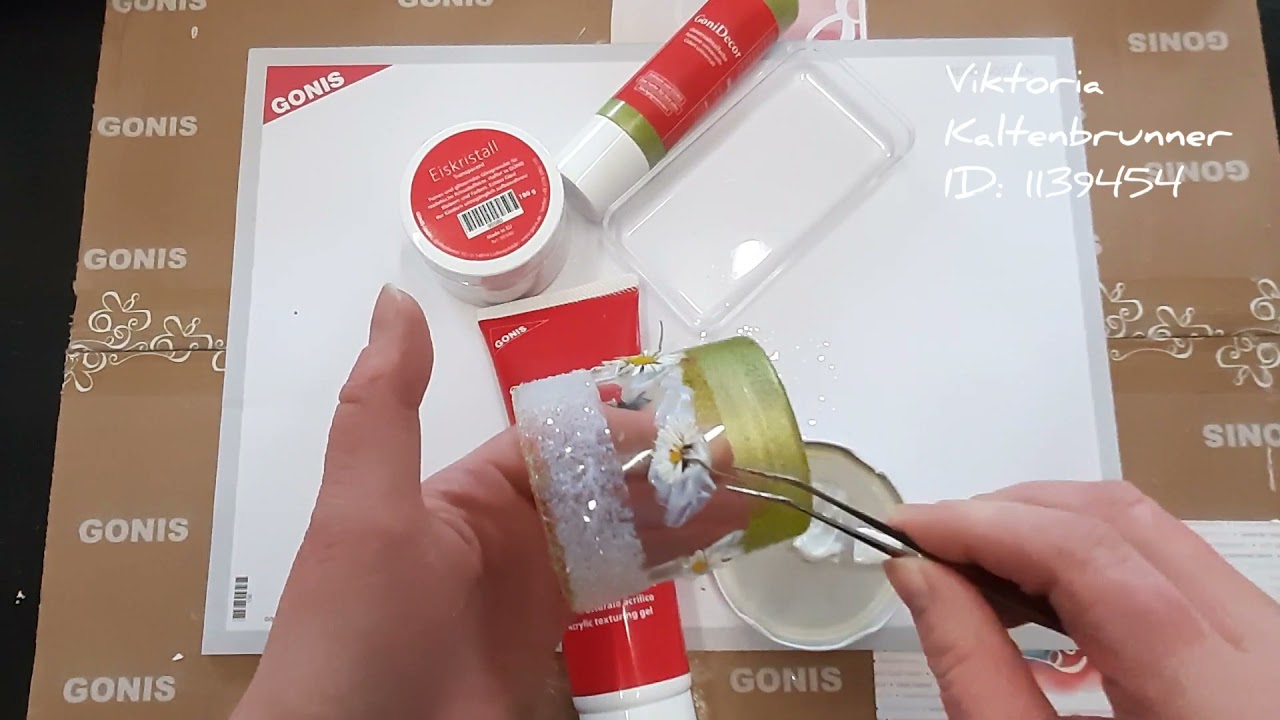 Gonis - Blühende Gläser mit StrukturGel