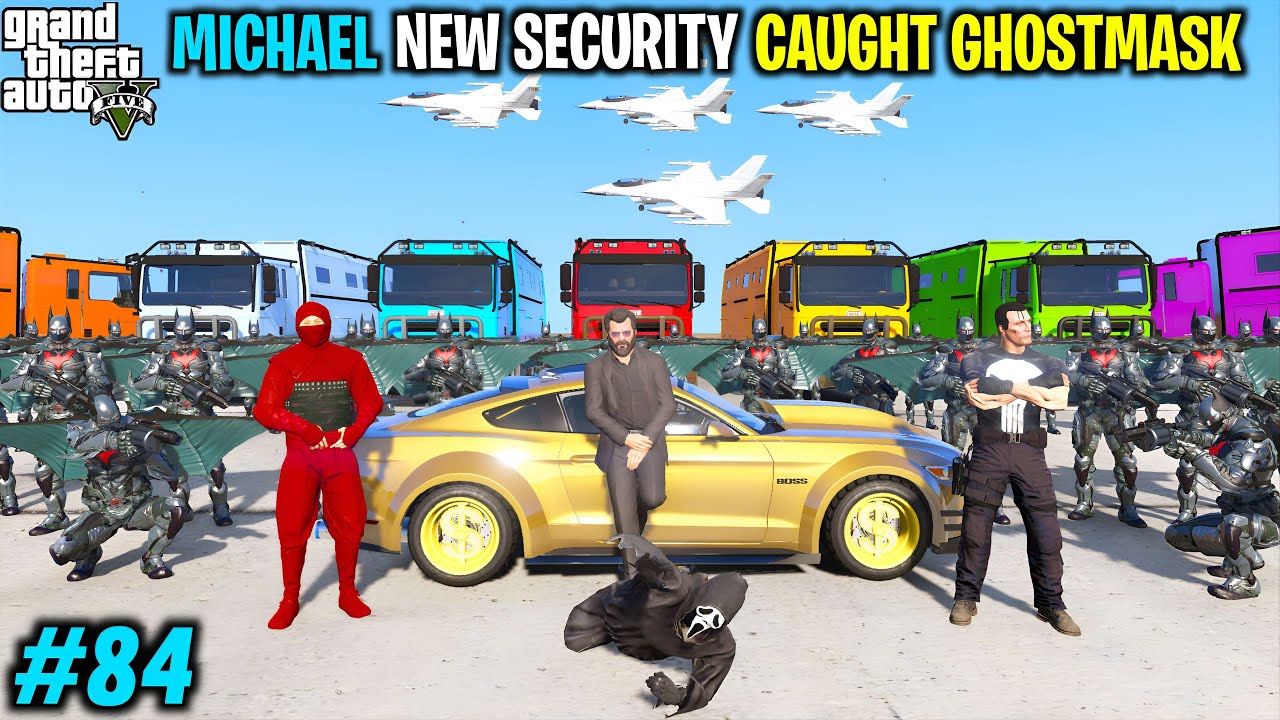 MICHAEL NEW 10,000,000$ SECURITY KILL GHOSTMASK | GTA V GAMEPLAY #84