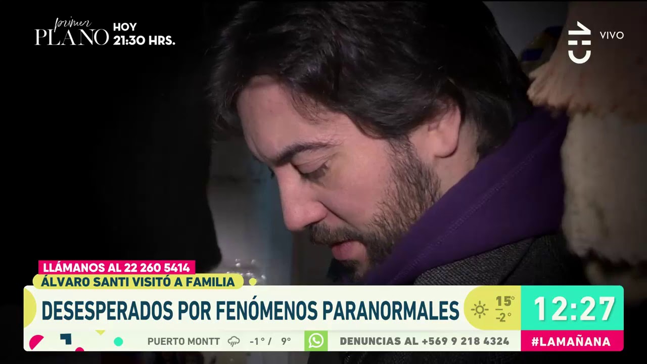 Álvaro Santi visita casa atormentada por fantasmas
