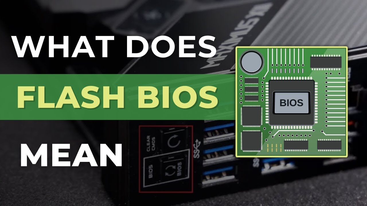 Что означает перепрошивка BIOS?