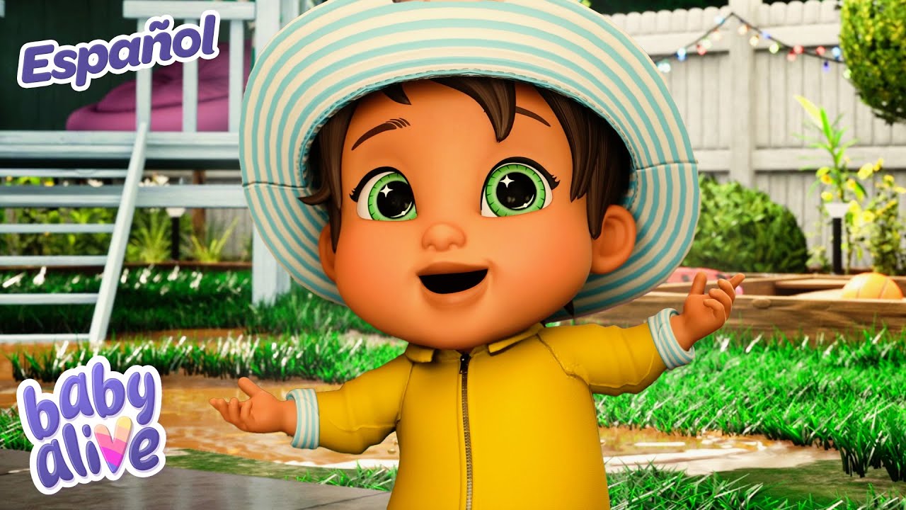 Día Lluvioso Jugando Afuera ☔️ Baby Alive en Español ⭐️ Animación para niños | Videos de bebes