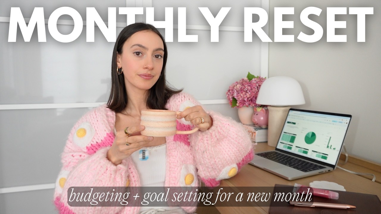 MONTHLY RESET+ BUDGETING 💸✔️ implementing life changing habits, my $1k cash budget + goal setting