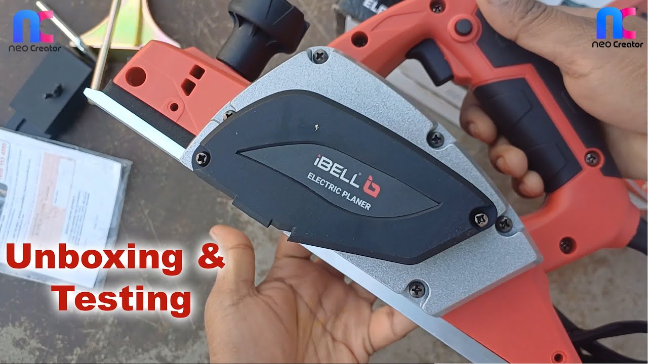 Complete Information About iBell Wood Planer | Wood Planer Unboxing Testing