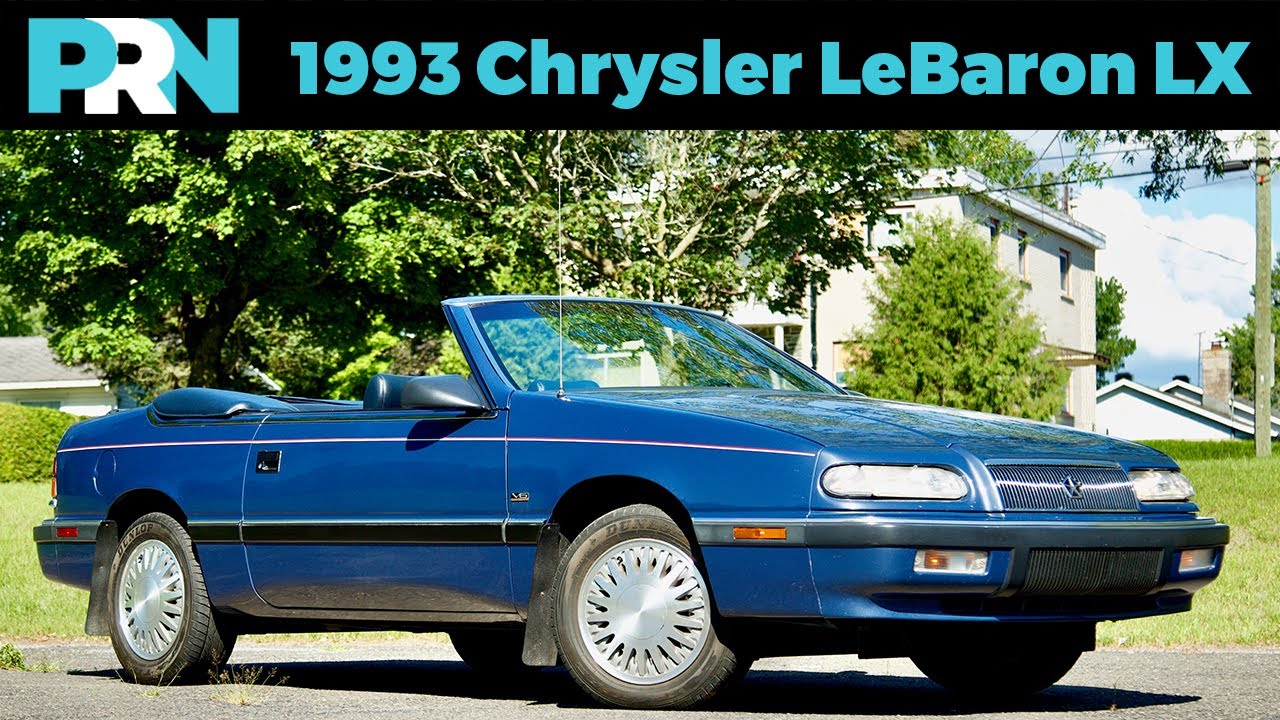 1993 Chrysler LeBaron LX Convertible Full Tour & Review