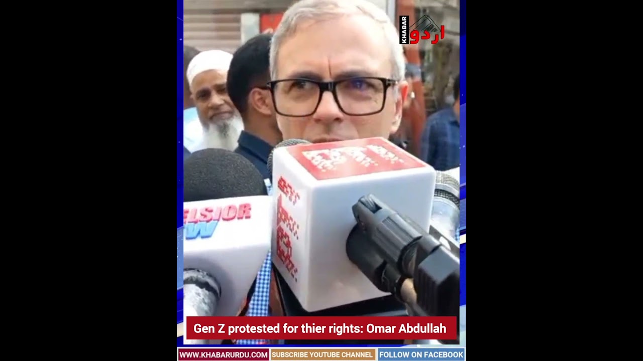 Gen Z fought for thier rights | Omar Abdullah