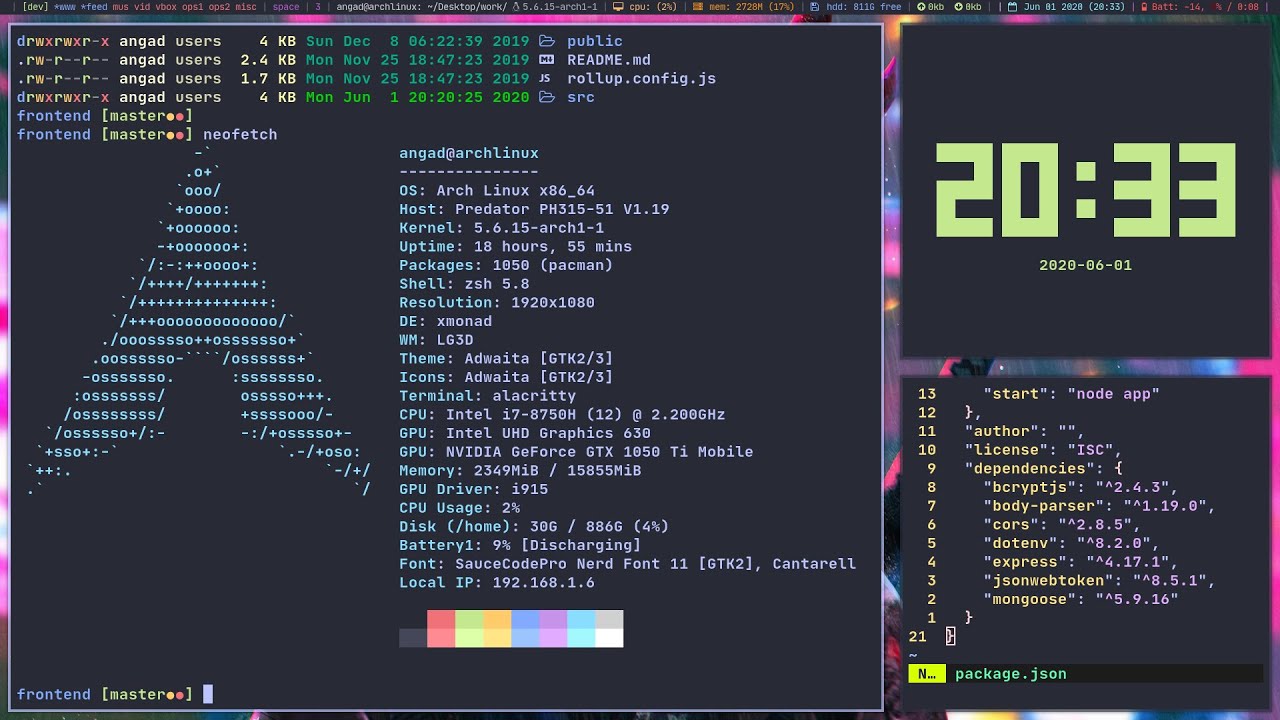 Руководство по установке и базовой настройке BSPWM