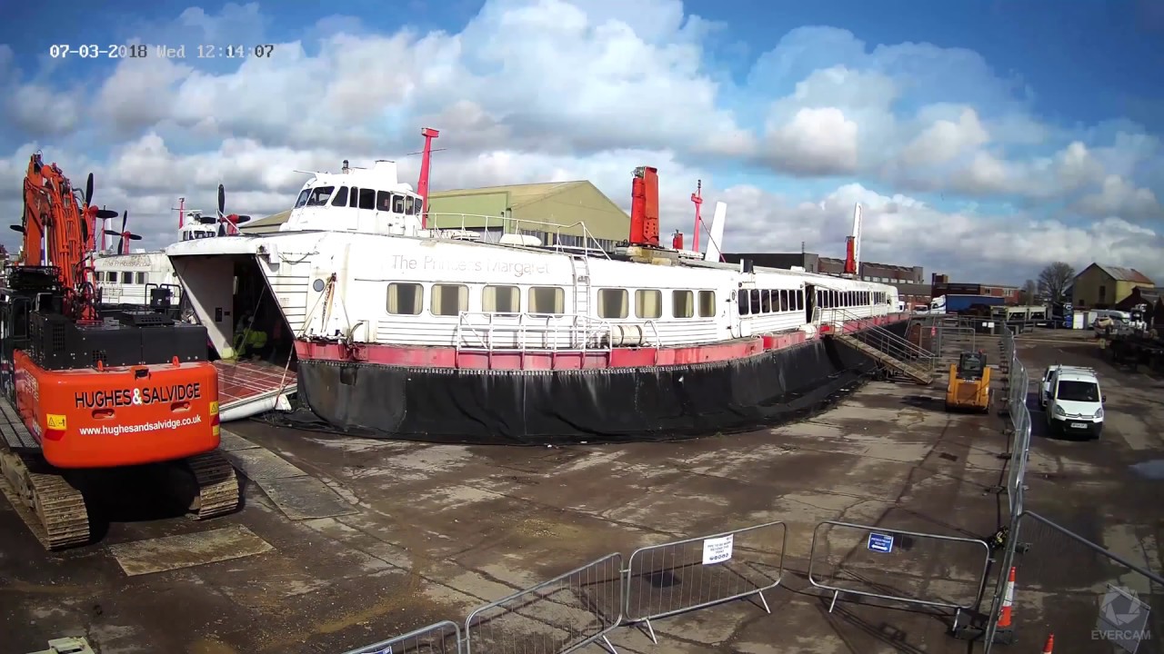 Hovercraft Decommissioning - Construction Time-lapse