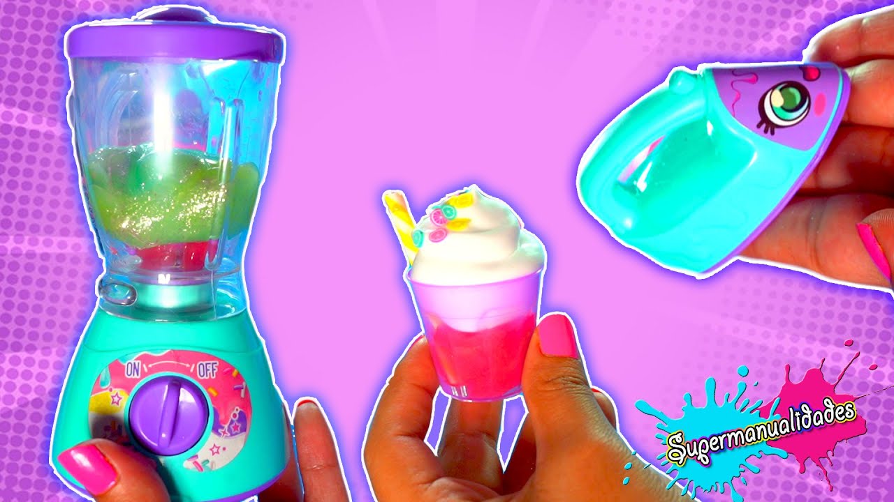 Mini licuadora y mini plancha para hacer Slime - Supermanualidades