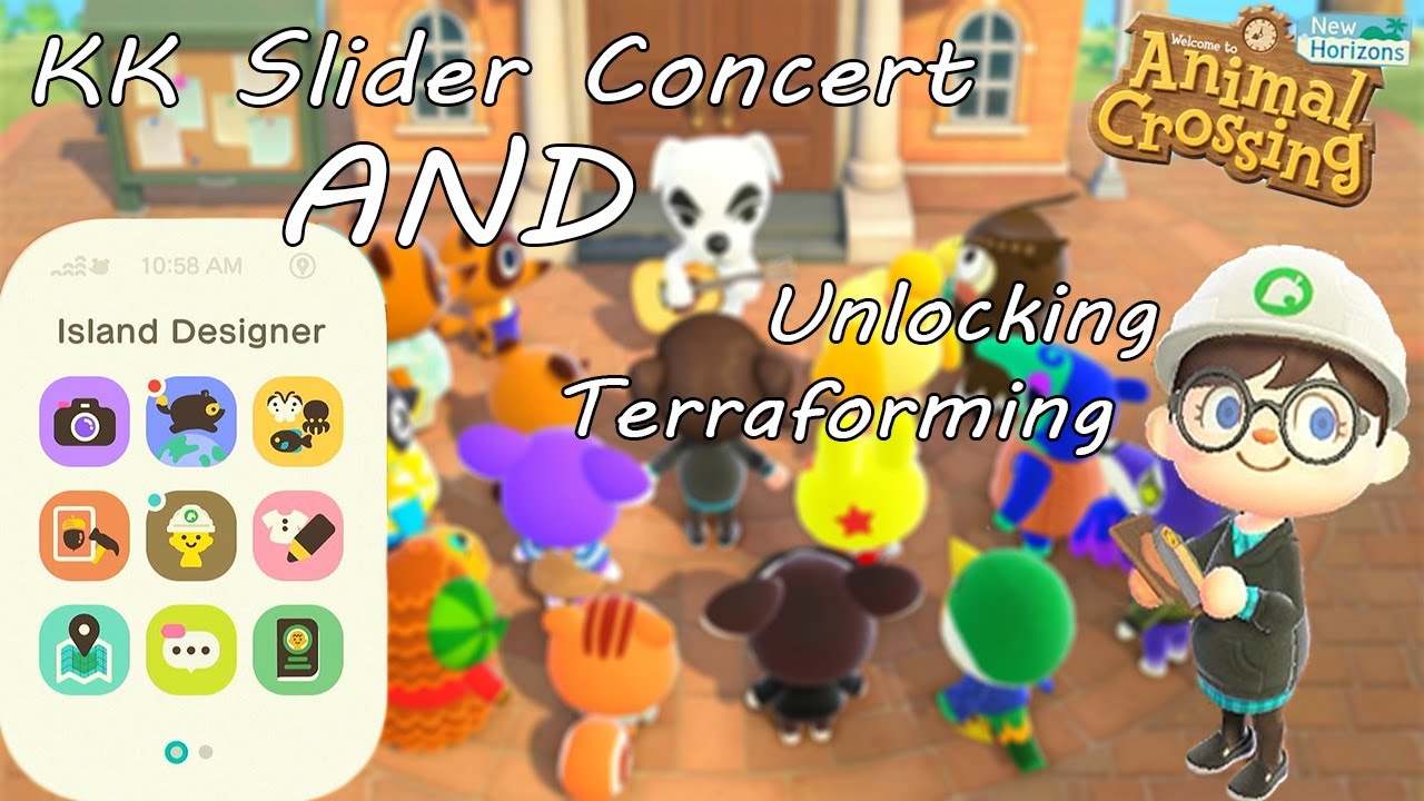 I Got To The End Credits of Animal Crossing! (Unlocking KK Slider and Terraforming)
