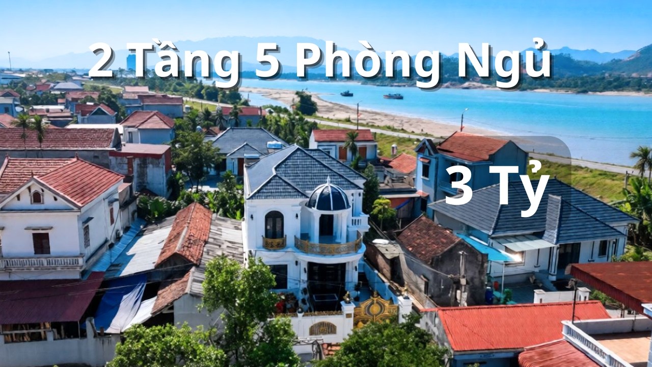 Nhà 2 Tầng Mái Nhật Tân Cổ Điển Đẹp Xuất Sắc - Ôm Trọn View Sông Đà Núi Tản I Đón Xuân 2026