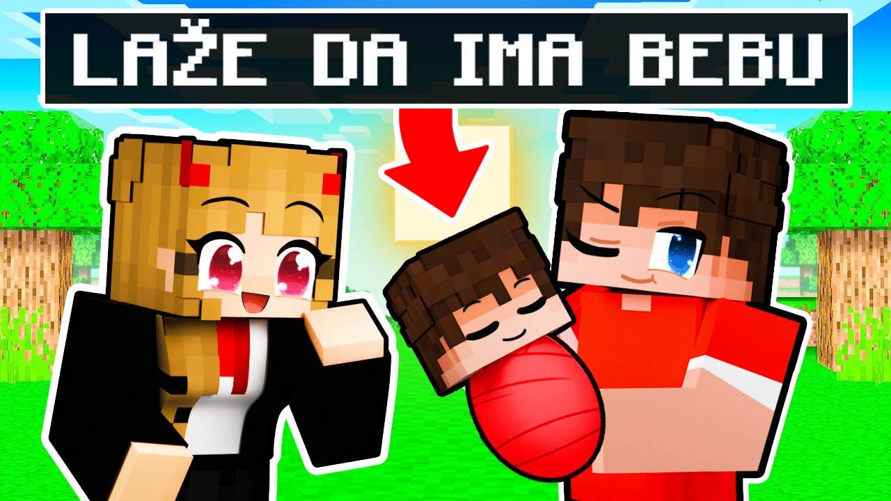 LAŽEM DRUGARE DA IMAM BEBU U MINECRAFTU!