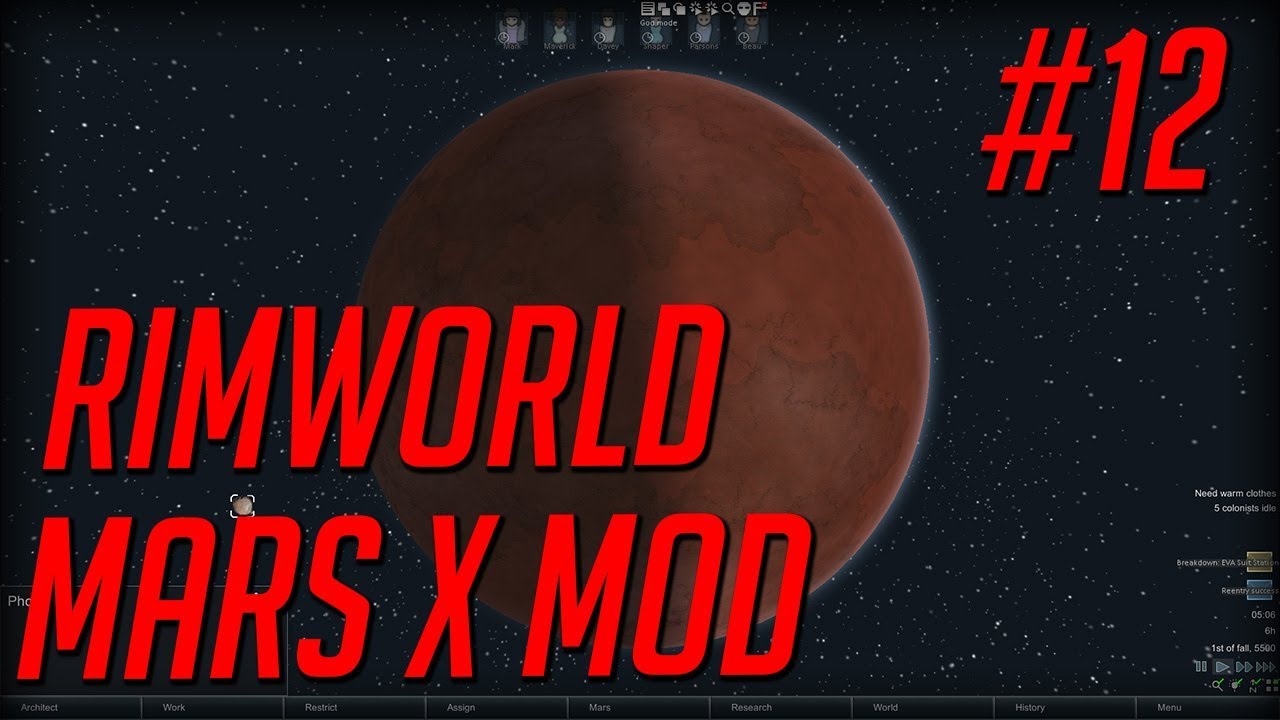Rimworld Mars x mod -  EP 12 -   Rimworld alpha 16 marsx 3.02