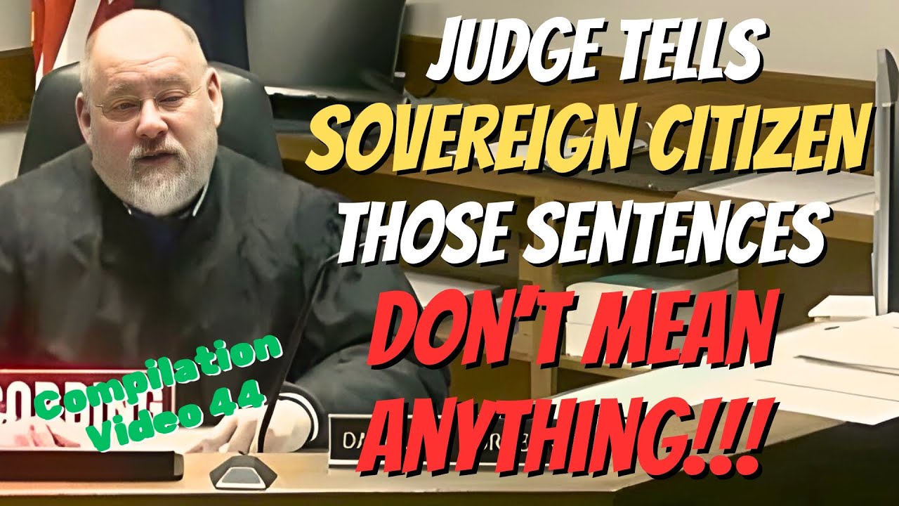 Sovereign Citizen MELTDOWN: Judge THREATENS 30 Days for One More Word!