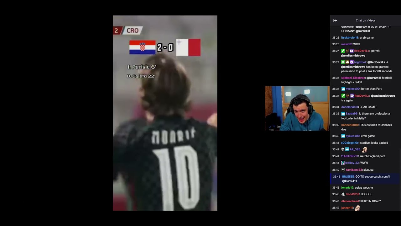 kurt0411 Reacts To Malta vs Croatia 1-7