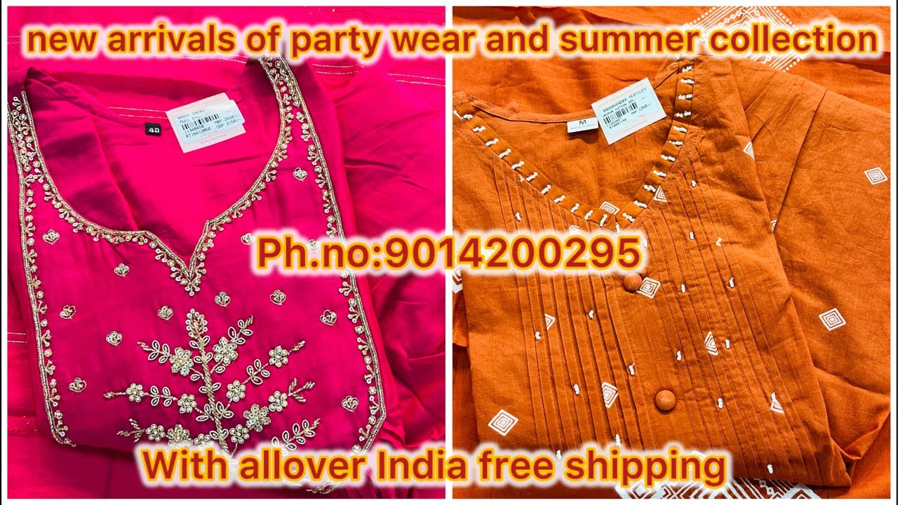 new arrivals of party wear and summer collection at most affordable prices free shipping 9014200295