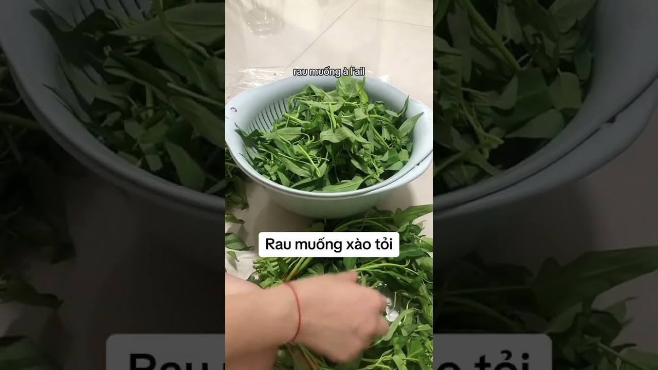 Liserons d&rsquo;eau vietnamiens! Le l&eacute;gume pr&eacute;f&eacute;r&eacute; au 🇻🇳 #apprendrelevietnamien #coursdevietnamien