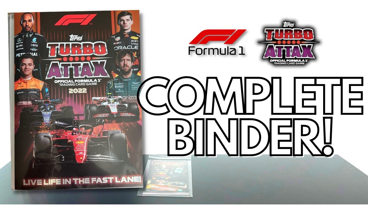 100% COMPLETE COLLECTION BINDER UPDATE! | TOPPS FORMULA 1 TURBO ATTAX 2022 | ALL 100 CLUBS & LE'S!