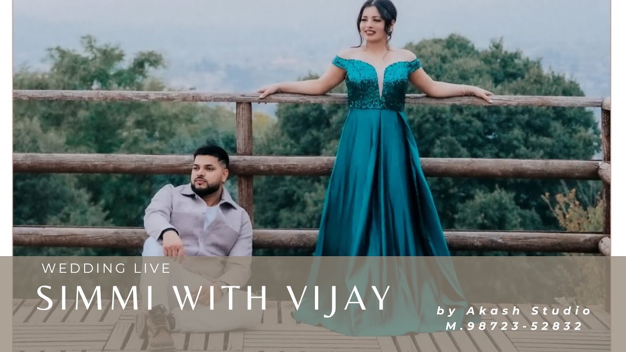 (LIVE) SIMMI weds VIJAY - Live by AKASH STUDIO DHANOWALI - M.98723-52832