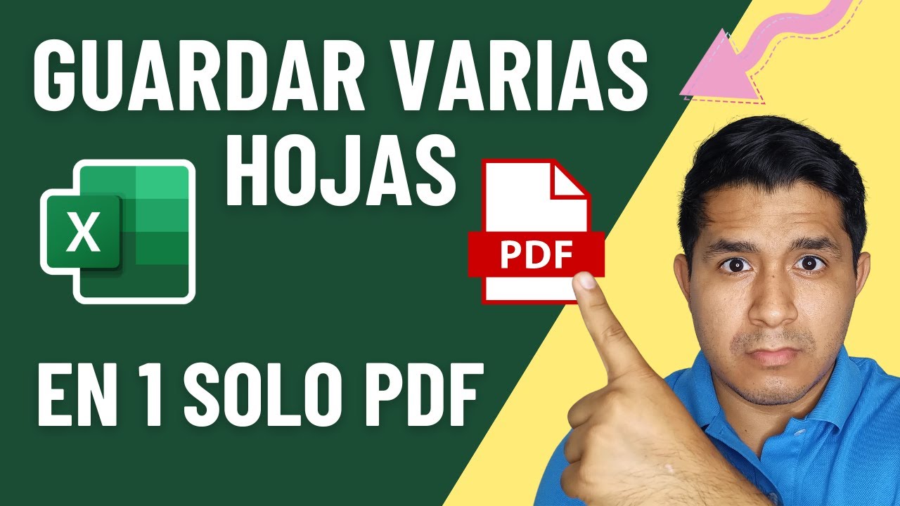 Como convertir un Excel a pdf con todas las hojas y páginas