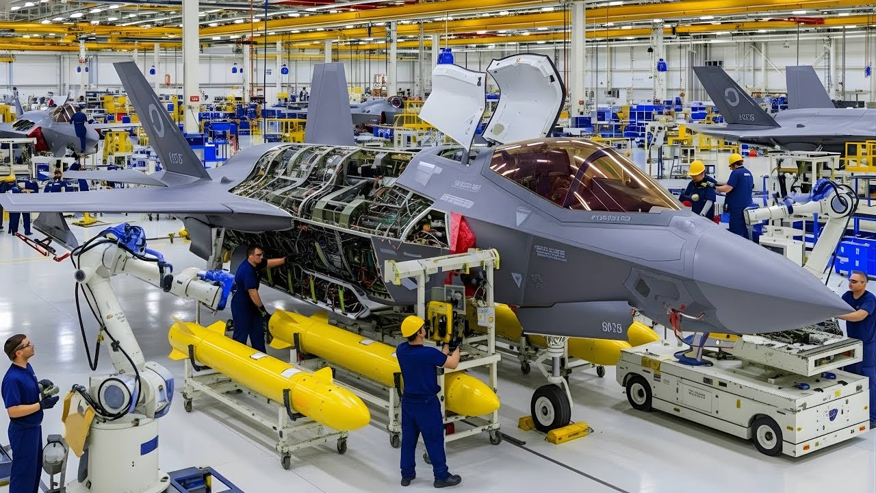 Inside the Secret F 35 Factory &mdash; The $1.7 Trillion Stealth Fighter Program (Full Process)