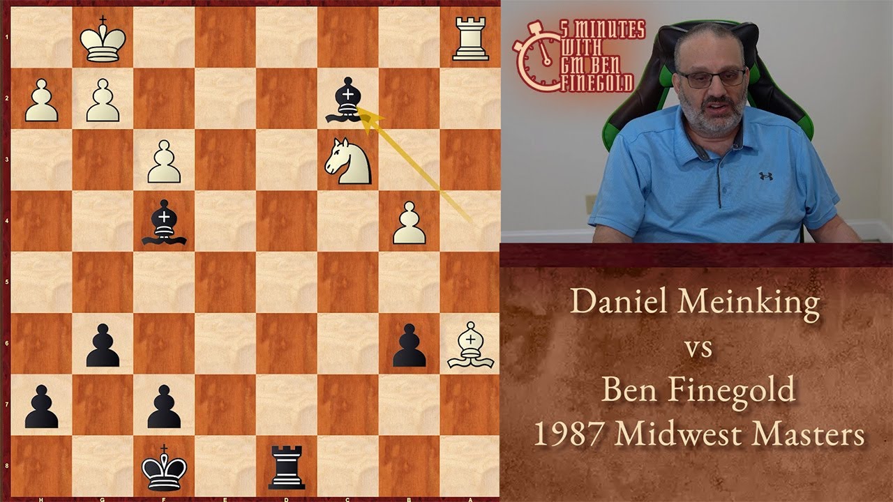 Five Minutes with Ben: Daniel Meinking vs Ben Finegold, 1987 Midwest Masters