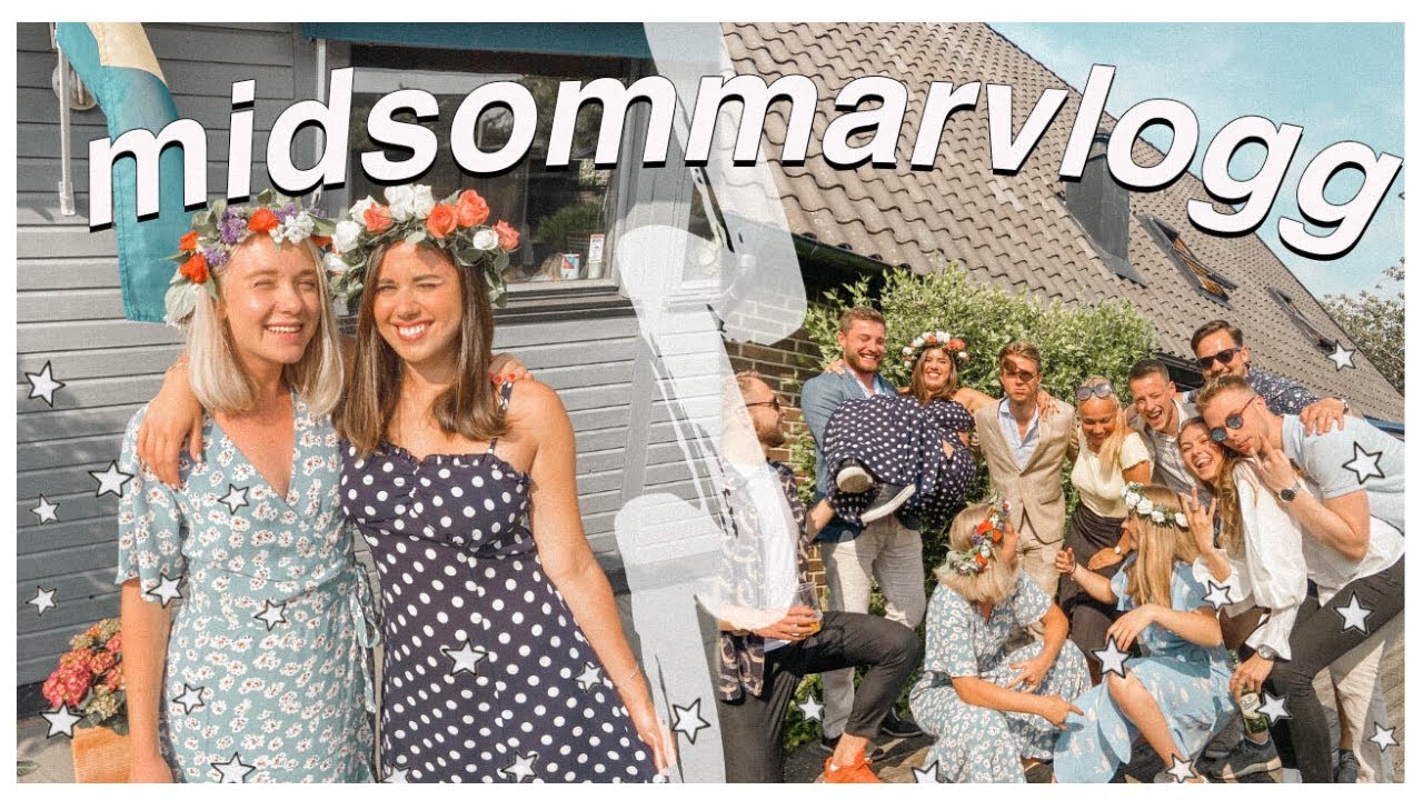 MIDSOMMARVLOGG ✰ g&ouml;r egen sill, midsommarlekar, midsommarkrans