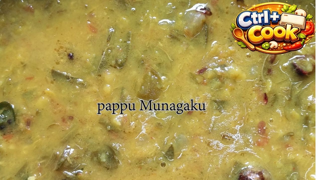 Traditional Pappu Munagaku Recipe | Healthy & Tasty Drumstick Leaves Dal