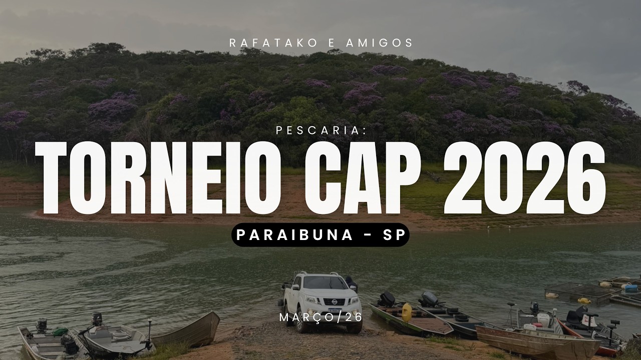 TORNEIO C.A.P. 2026! MEU PRIMEIRO TORNEIO DE PESCA! PEGUEI TOP 20?