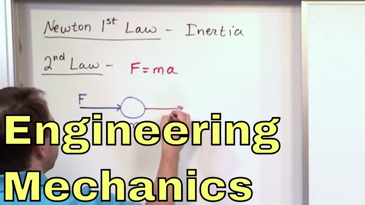 01 - Review Of Newtons Laws (Learn Engineering Mechanics Statics)