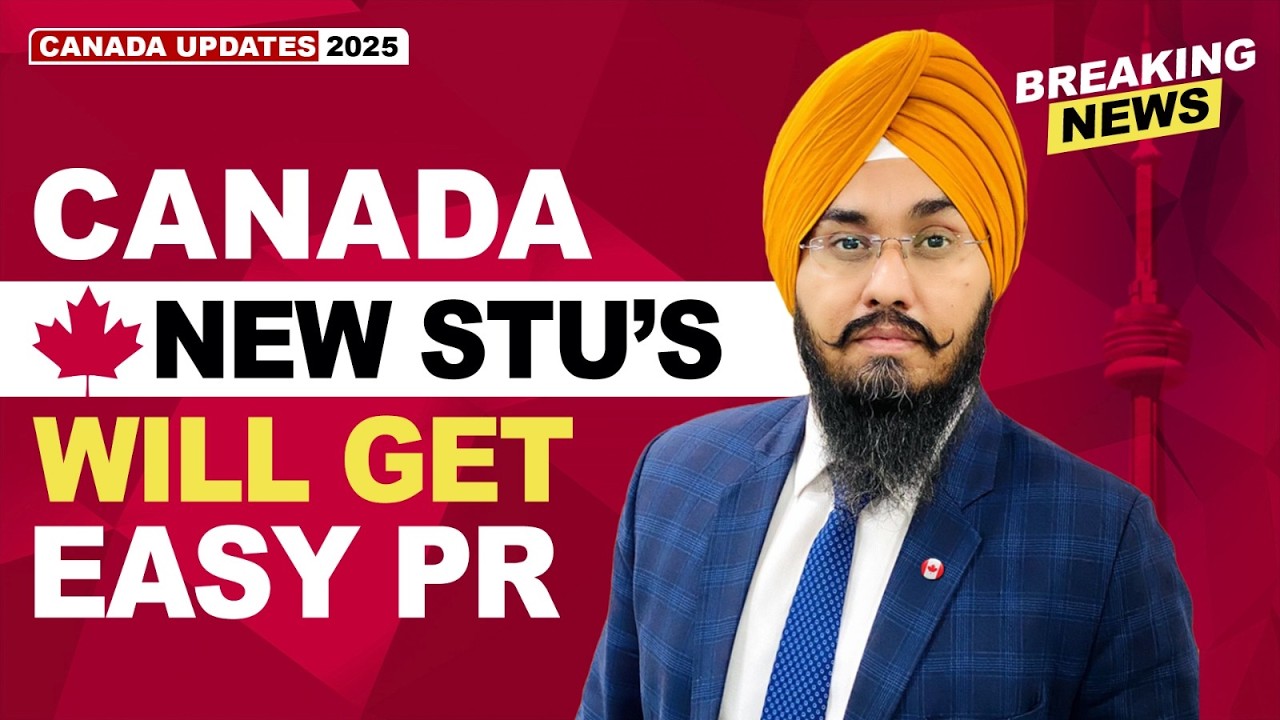 CANADA NEW STU'S WILL GET EASY PR | STUDY VISA UPDATES 2026 | USA CANADA UK