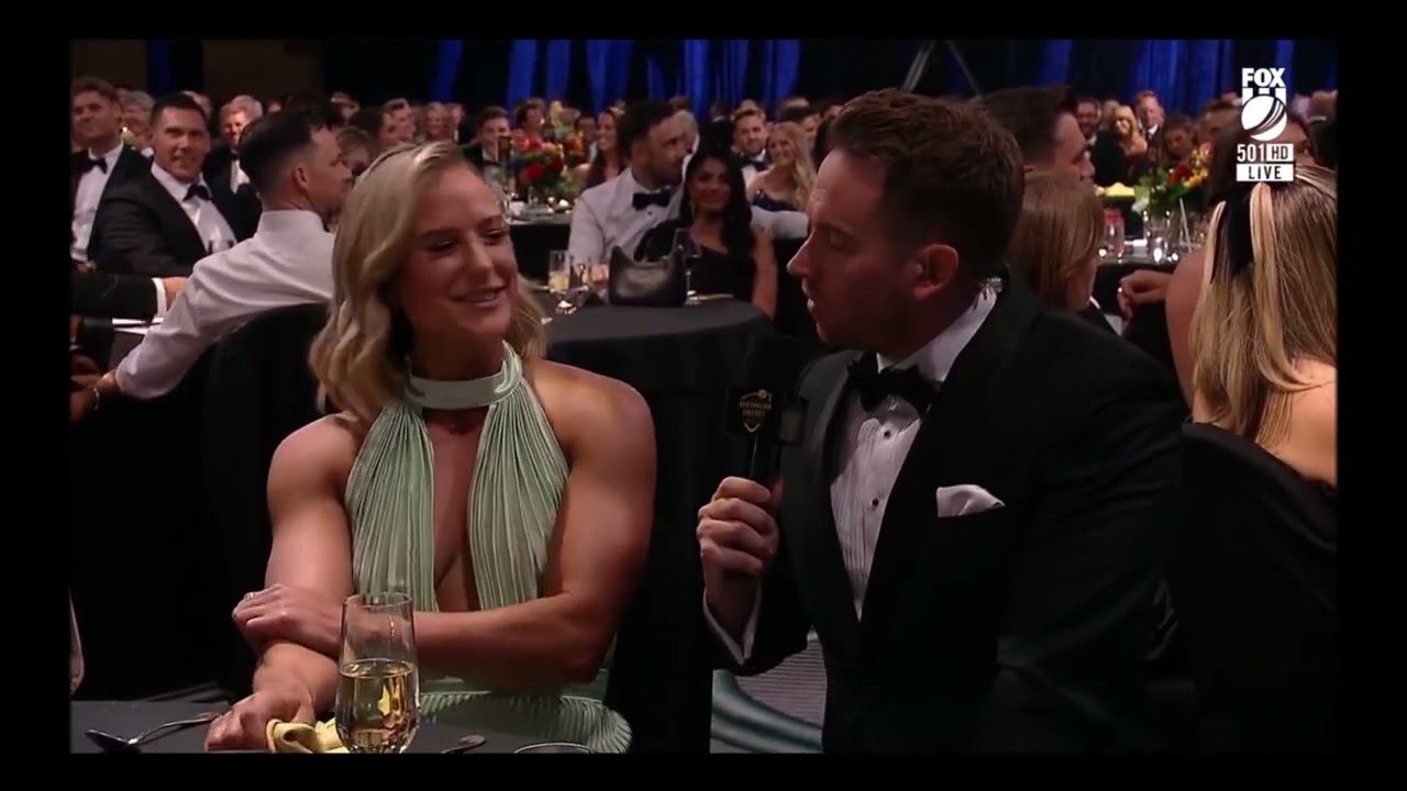 Интервью с Эшем Гарднером, Эллис Перри и Аннабель Сазерленд — Australian Cricket Awards 2024