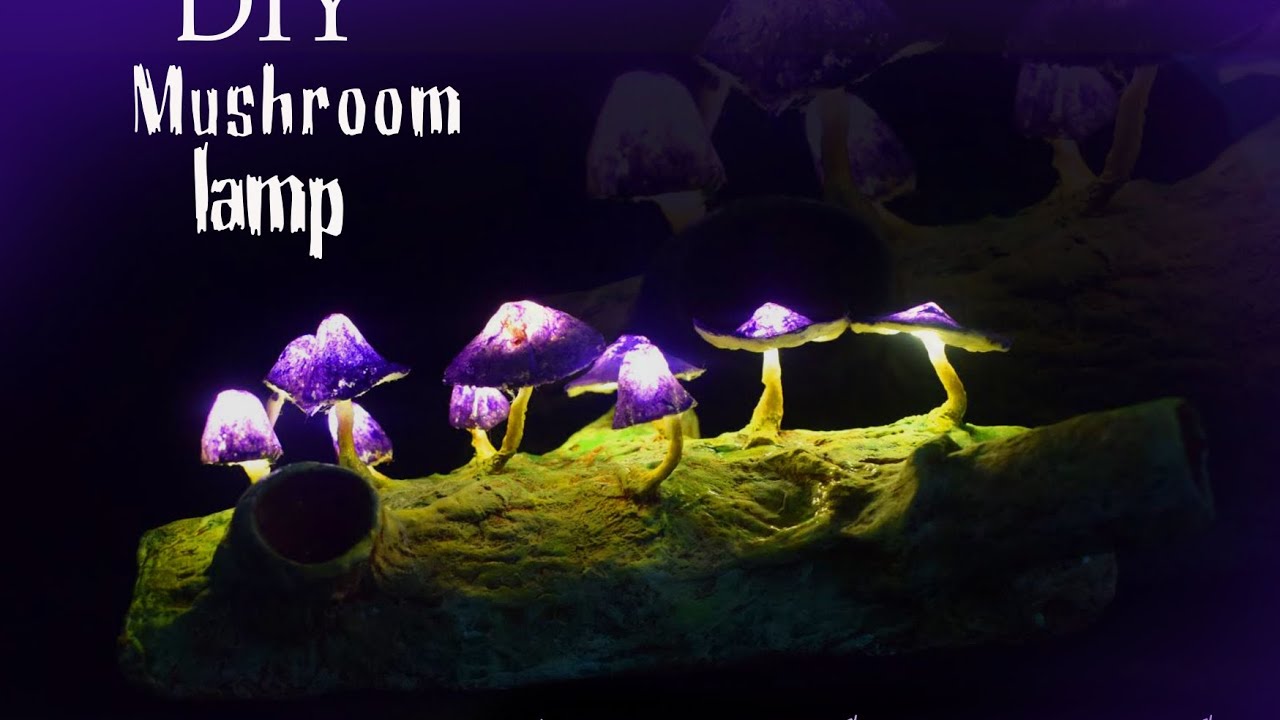 Trash to Treasure / Making mushroom lamp from recycling materials