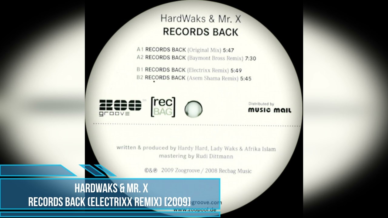 HardWaks & Mr. X – Records Back (Electrixx Remix) [2009]