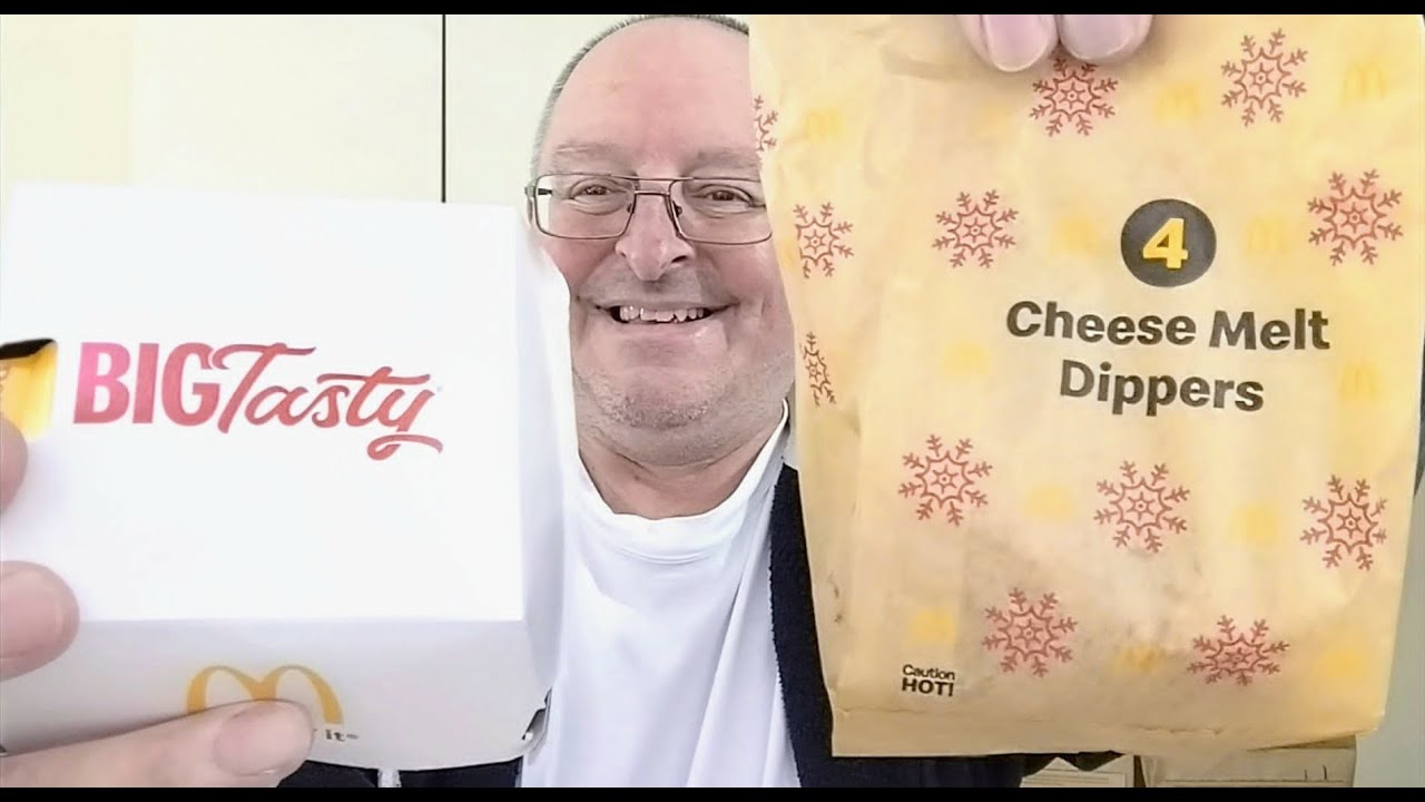 *NEW* McDonald's Double Big Tasty And Cheese Melt Dippers ~ Food Review