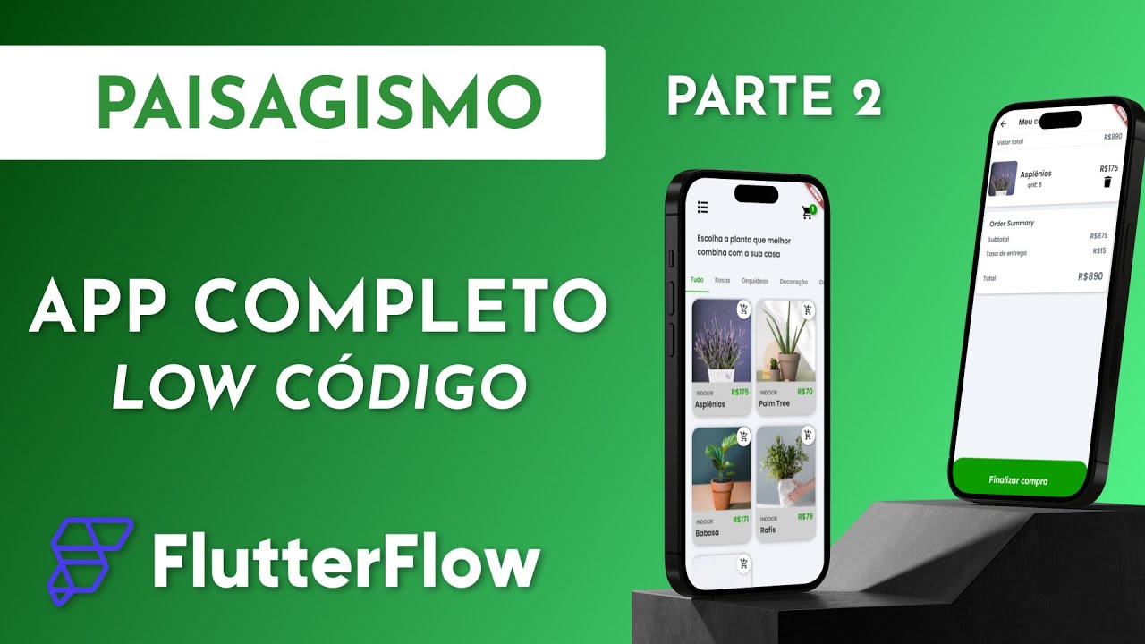 Como Construir do zero um aplicativo de Paisagismo com Flutterflow - Parte 2