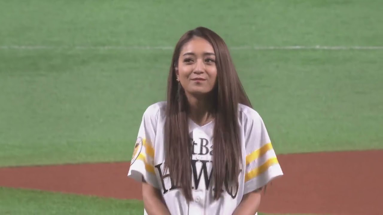 池田美優（みちょぱ）さんが始球式に登場!!
