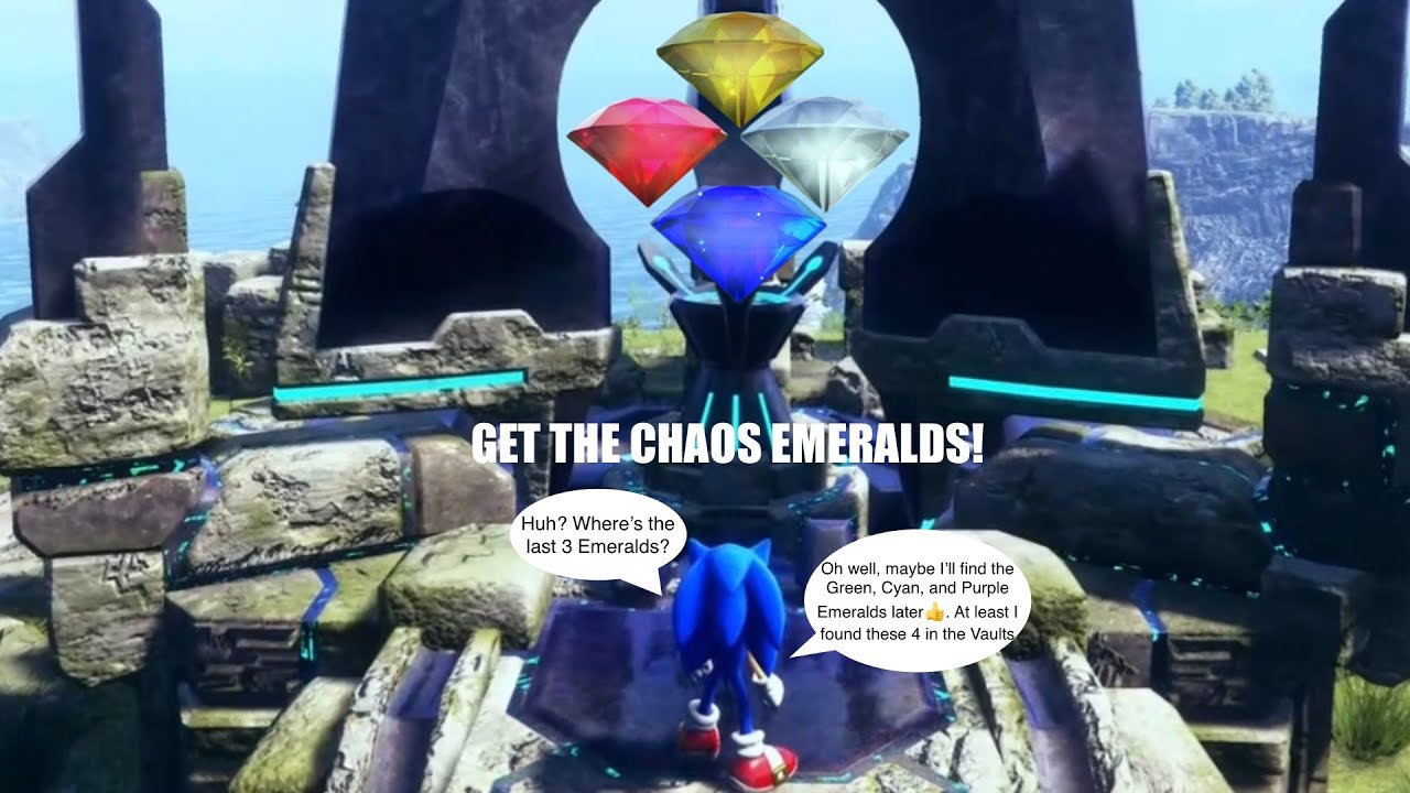 Sonic Frontiers - Kronos Island - Unlocking Chaos Emerald Vaults