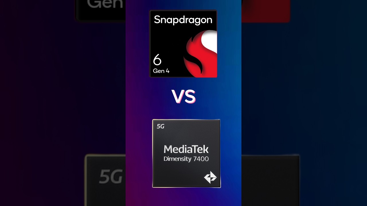 Snapdragon 6gen 4 VS Dimensity 7400 Processor #trending #comperison