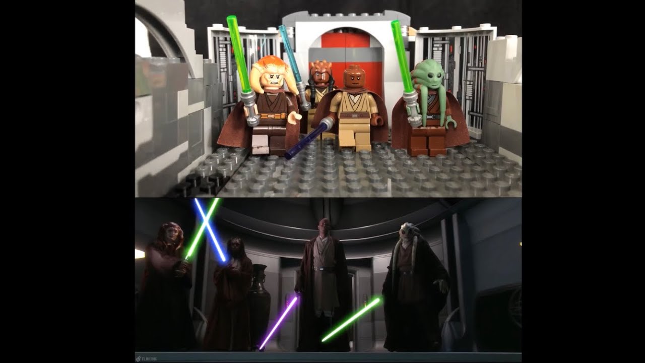 Palpatine’s Arrest Stop Motion Comparison