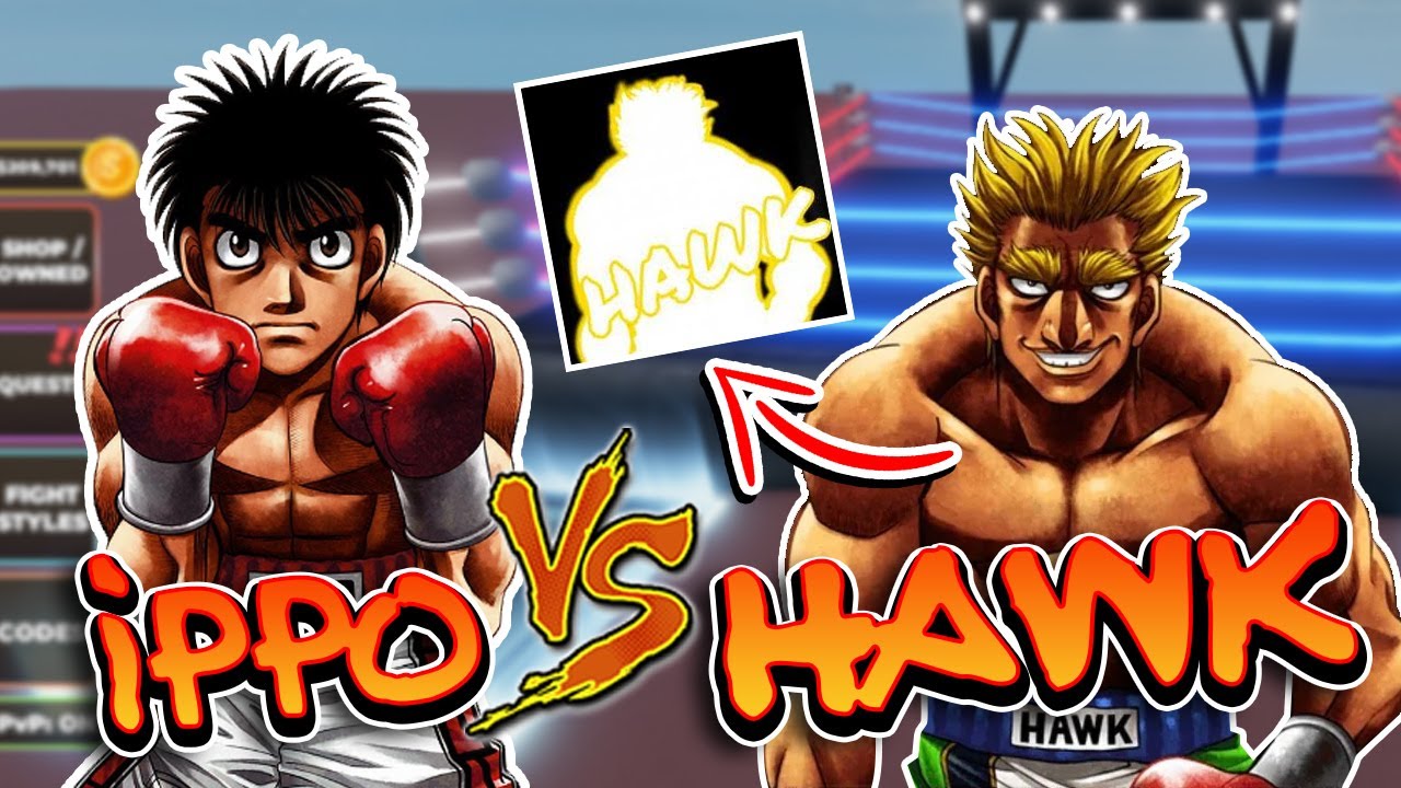 IPPO MAKUNOUCHI VS BRYAN HAWK | UNTITLED BOXING GAME | ROBLOX