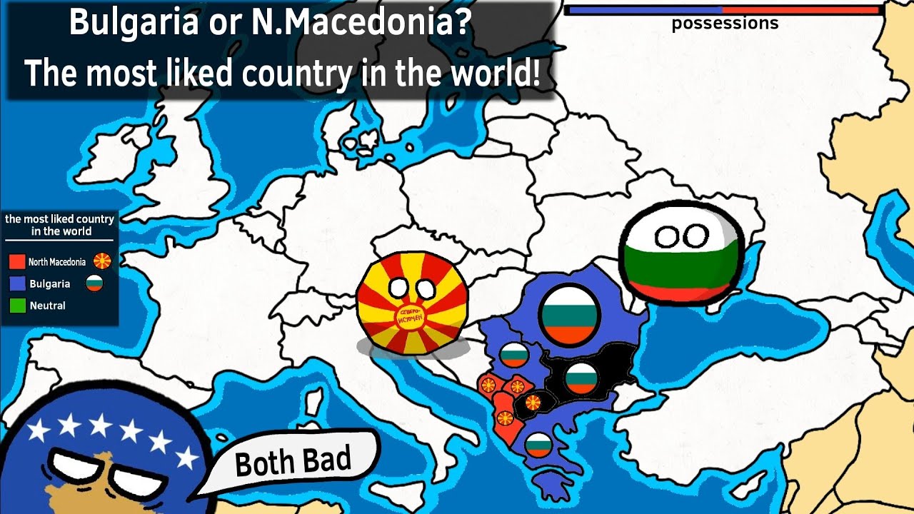Bulgaria vs North Macedonia ? the most supported country  in the world