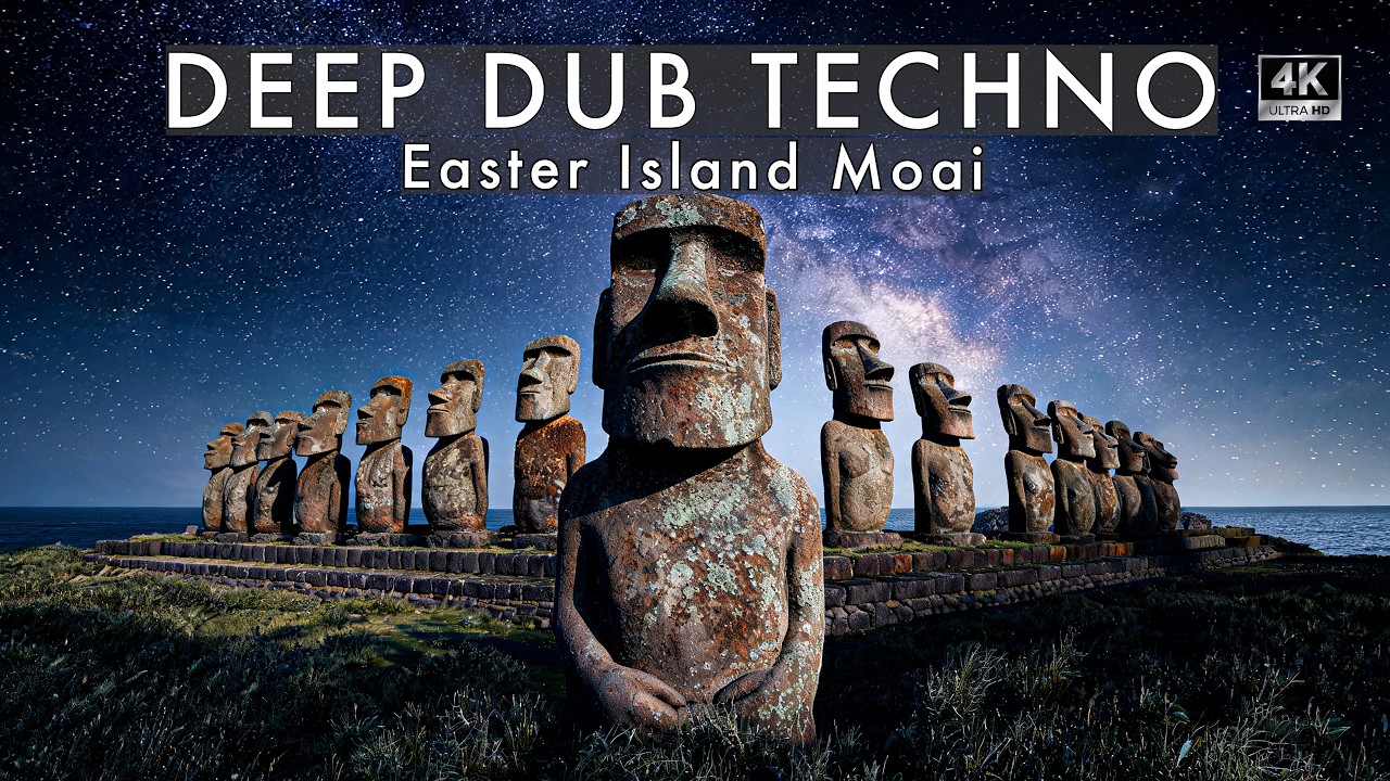 Deep Dub Techno Mix 2026 | Easter Island Moai | Rapa Nui After Dark | Cinematic 4K Visuals