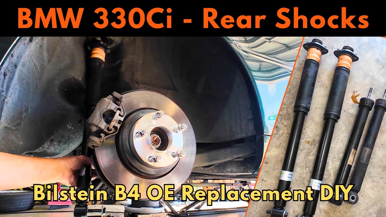 BMW E46 330Ci Bilstein Rear Shock Replacement DIY (2001–2006) Suspension Upgrade