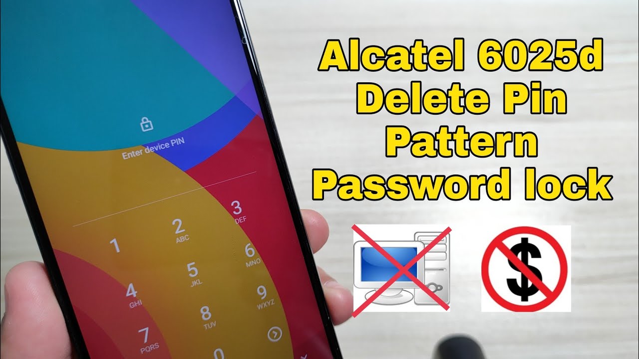 How to hard reset Alcatel 1S 2021, (6025d, 6025h). Unlock pin, pattern, password lock.
