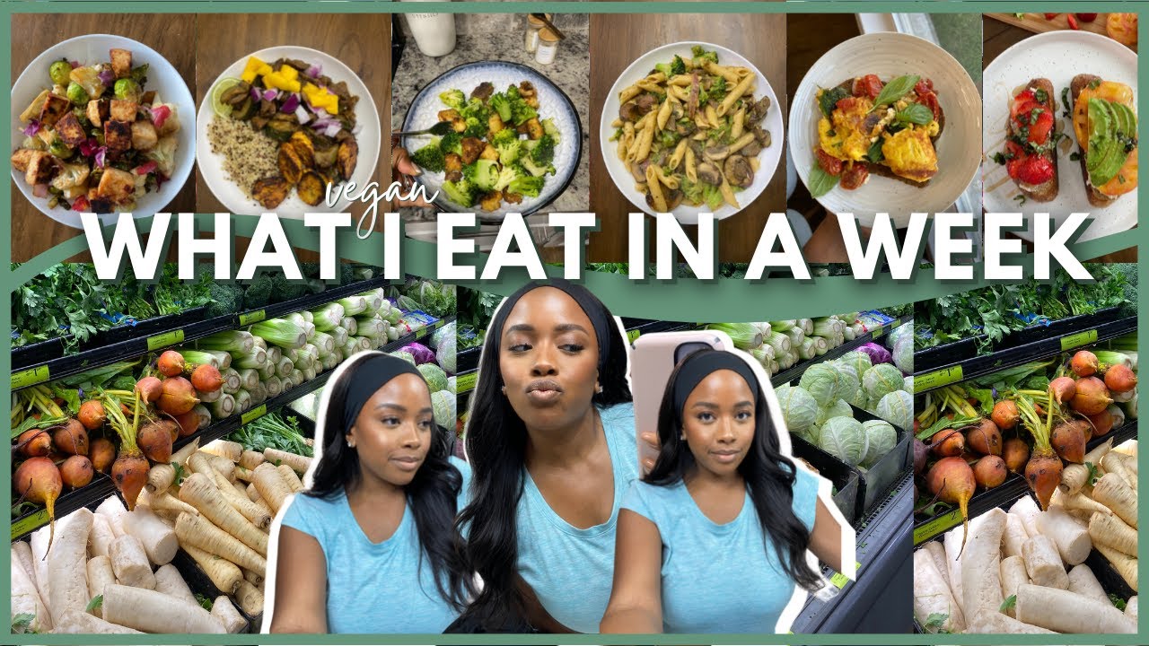 What I Eat In A Week Vegan 006 | Garlic Butter Tofu, Edible Flowers, Jerk Veggies, BBQ Chick'n Pizza