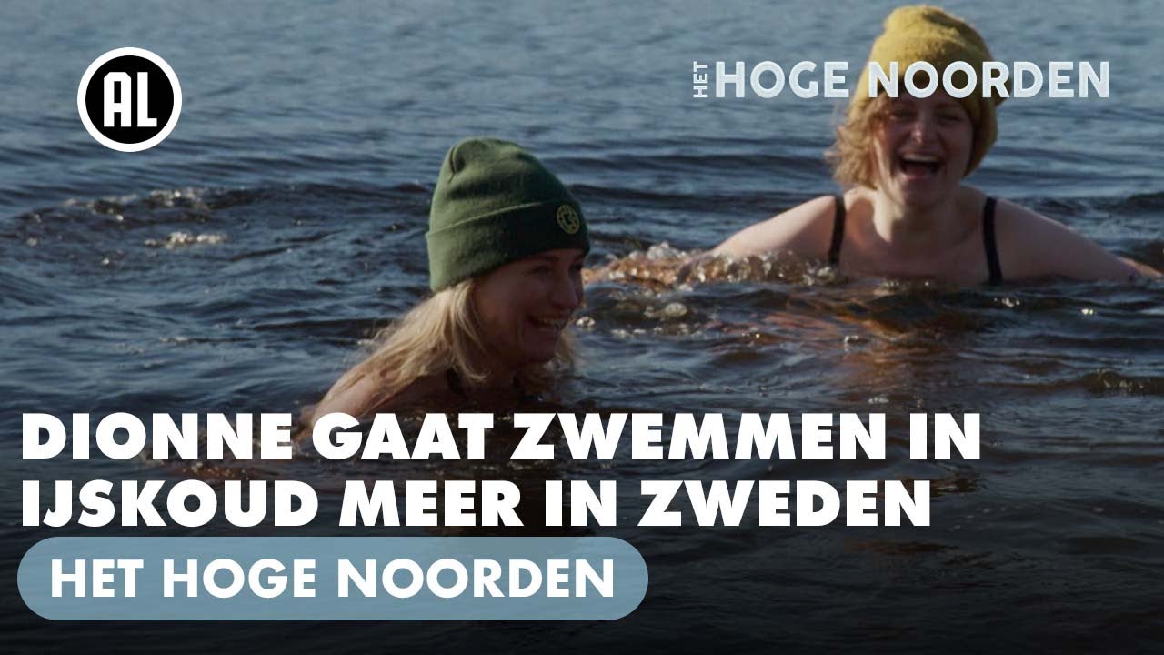 Zwemmen met een watertemperatuur van 2 graden: 