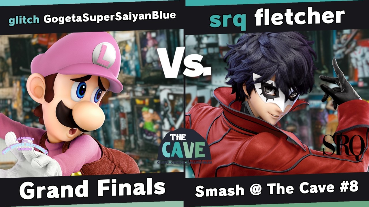 Smash @ The Cave 8 - GogetaSuperSaiyanBlue (Luigi) vs fletcher (Joker) - Grand Finals